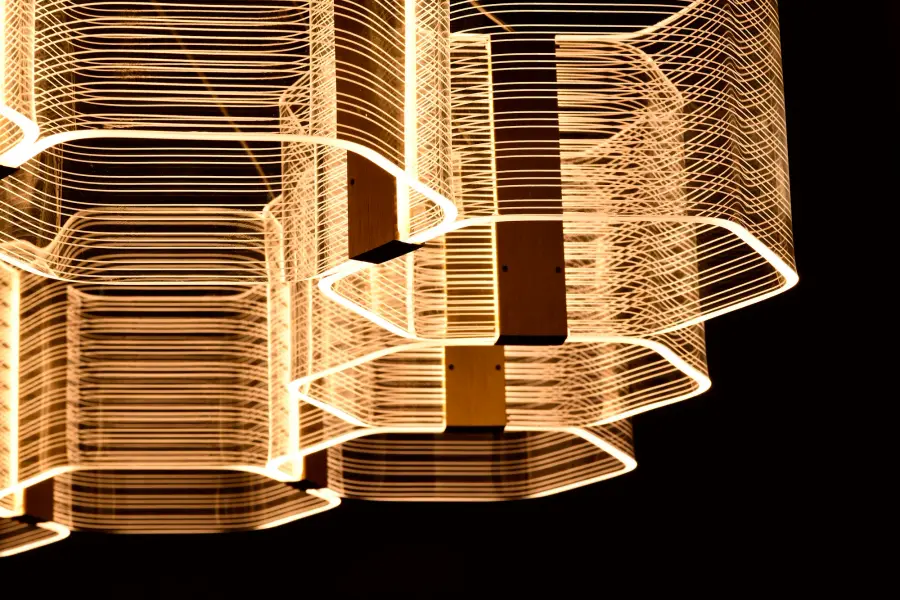 Kenzo LED 12-Light Chandelier in Polished Anodized Bronze - Image 14