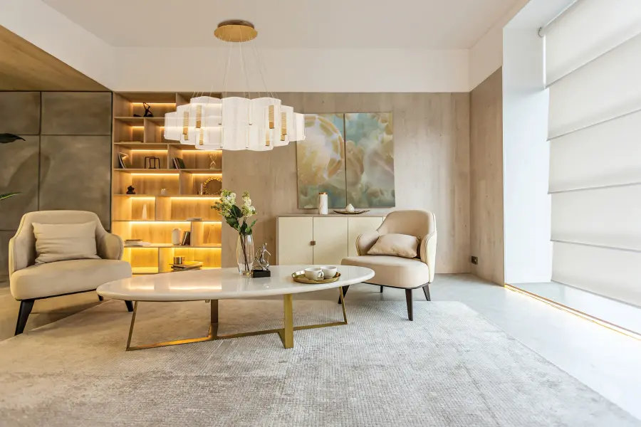 Kenzo LED 12-Light Chandelier in Polished Anodized Bronze - Image 21