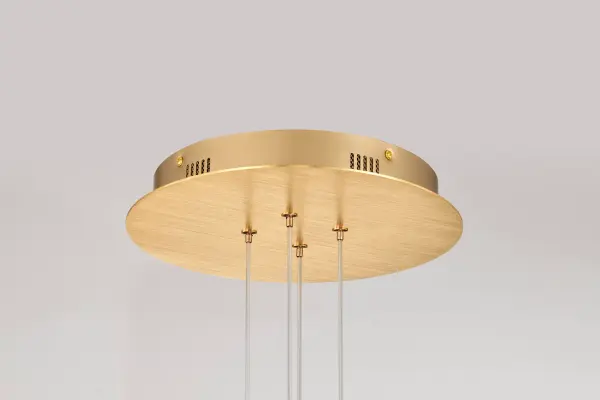 Kenzo LED 12-Light Chandelier in Polished Anodized Bronze - Image 7