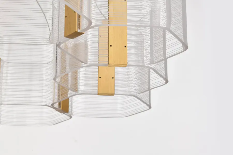 Kenzo LED 12-Light Chandelier in Polished Anodized Bronze - Image 10