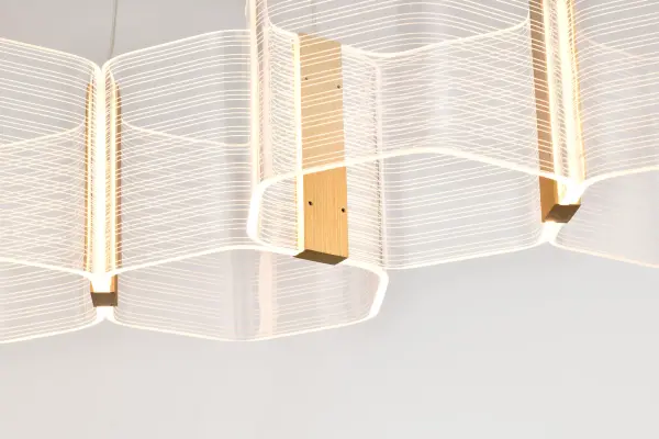 Kenzo LED 6-Light Island Pendant in Polished Anodized Bronze - Image 13