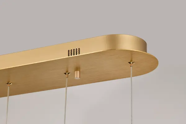 Kenzo LED 6-Light Island Pendant in Polished Anodized Bronze - Image 9