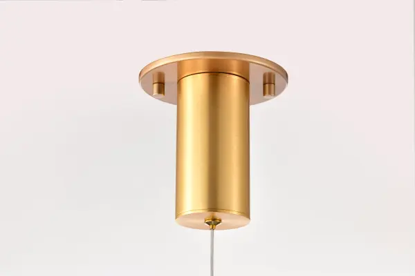 Kenzo LED 2-Light Mini Pendant in Polished Anodized Bronze - Image 11