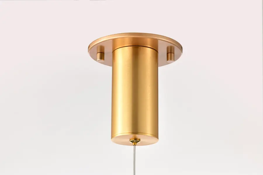 Kenzo LED 2-Light Mini Pendant in Polished Anodized Bronze - Image 11