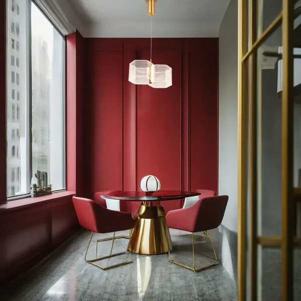 Kenzo LED 2-Light Mini Pendant in Polished Anodized Bronze - Image 19