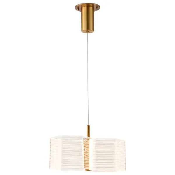 Kenzo LED 2-Light Mini Pendant in Polished Anodized Bronze - Image 5