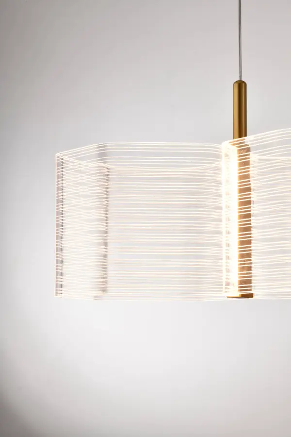 Kenzo LED 2-Light Mini Pendant in Polished Anodized Bronze - Image 7
