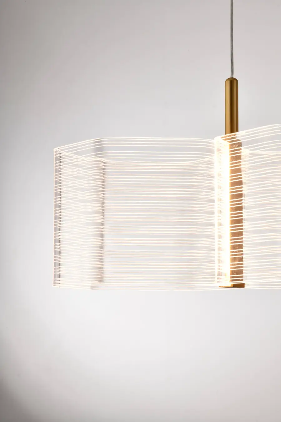 Kenzo LED 2-Light Mini Pendant in Polished Anodized Bronze - Image 7
