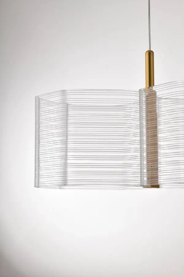 Kenzo LED 2-Light Mini Pendant in Polished Anodized Bronze - Image 8