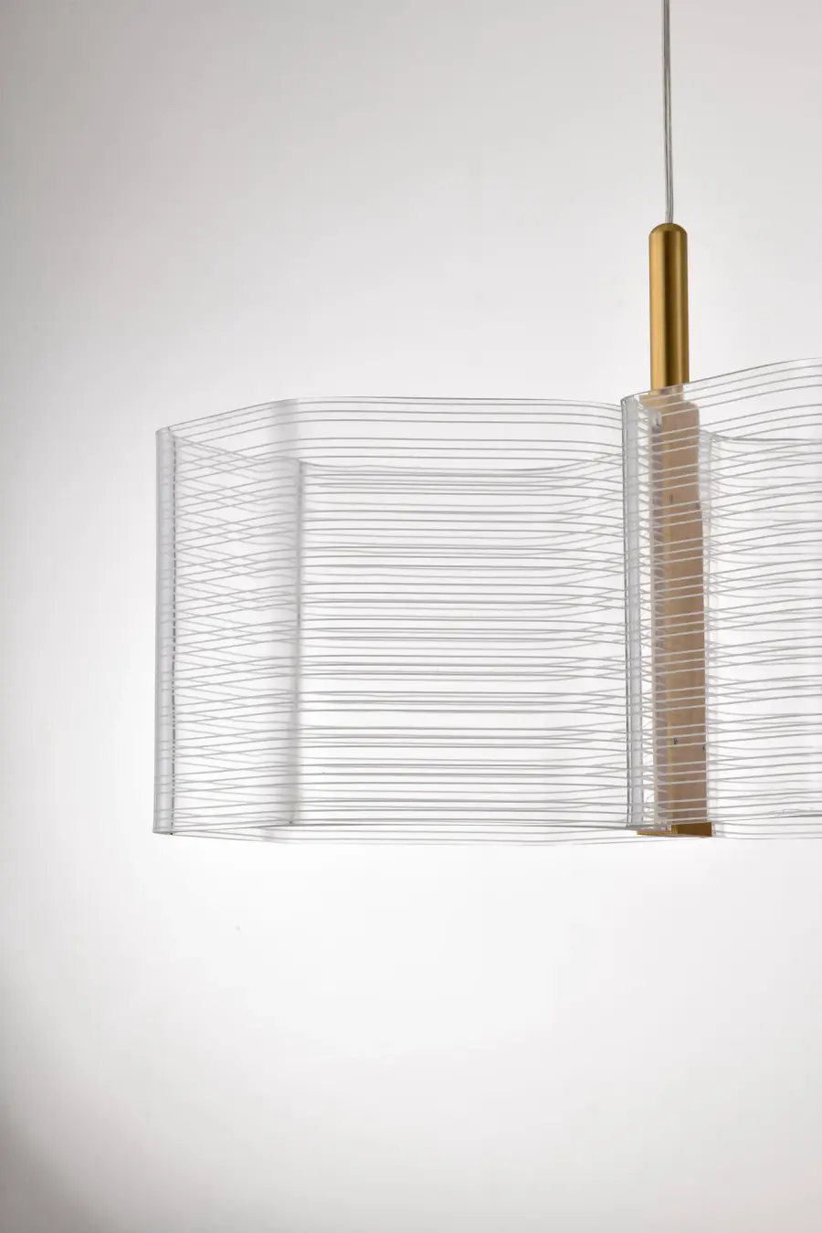 Kenzo LED 2-Light Mini Pendant in Polished Anodized Bronze - Image 8