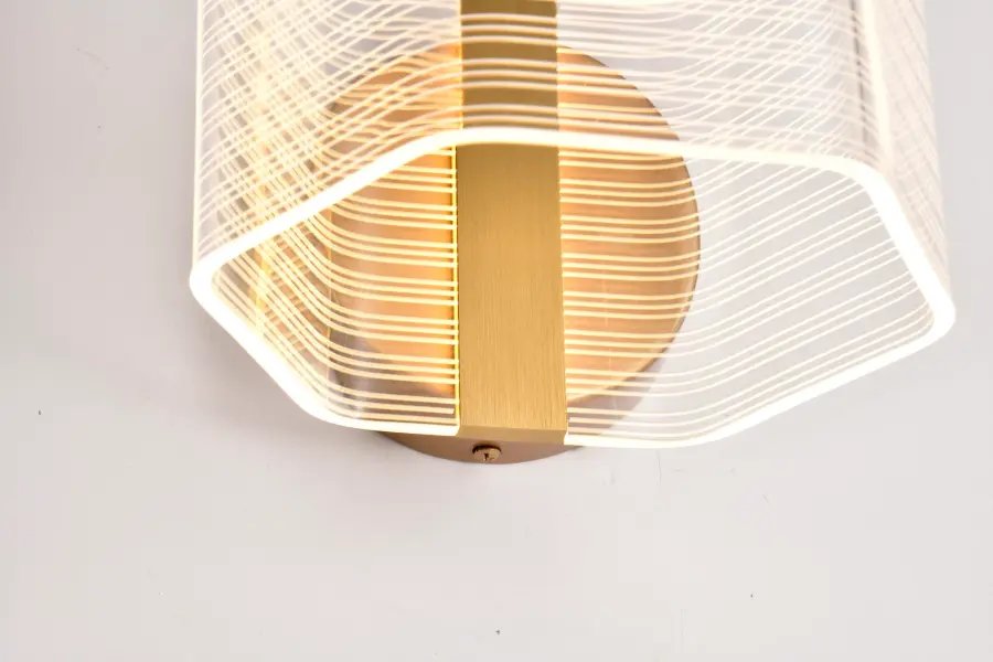 Kenzo LED Wall Sconce in Vintage Brass - Image 14