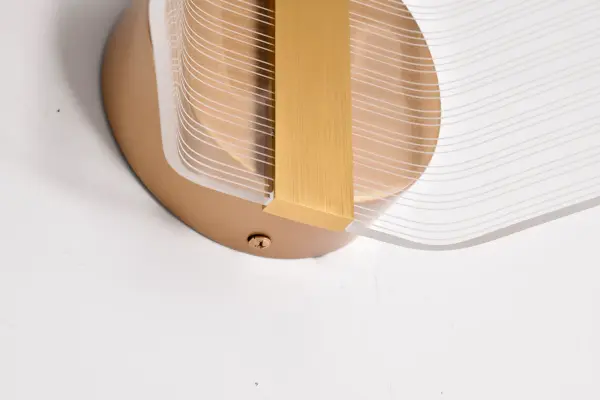 Kenzo LED Wall Sconce in Vintage Brass - Image 15