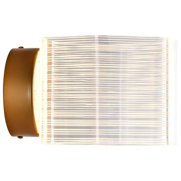 Kenzo LED Wall Sconce in Vintage Brass - Image 6