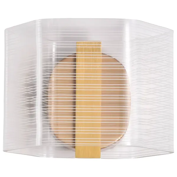Kenzo LED Wall Sconce in Vintage Brass - Image 7