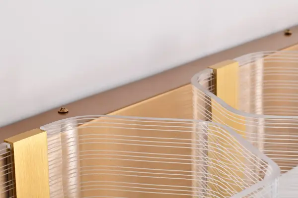 Kenzo LED 3-Light Vanity in Vintage Brass - Image 9