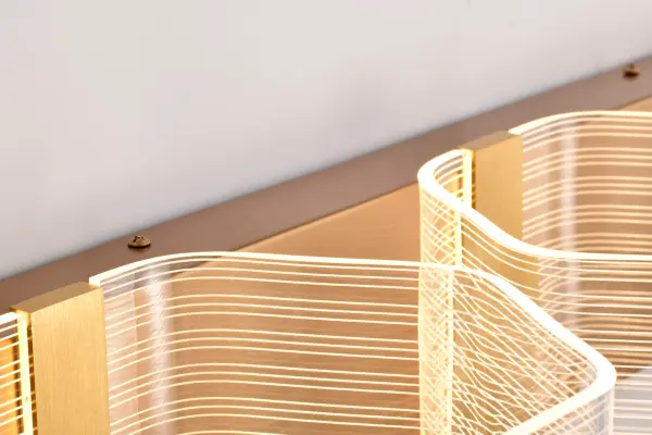Kenzo LED 3-Light Vanity in Vintage Brass - Image 10