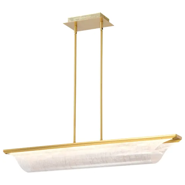 Idris LED Island Pendant in Vintage Brass - Image 2
