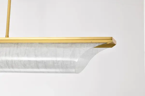 Idris LED Island Pendant in Vintage Brass - Image 13
