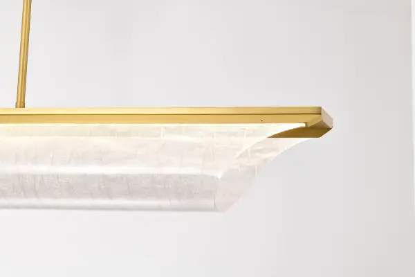 Idris LED Island Pendant in Vintage Brass - Image 14