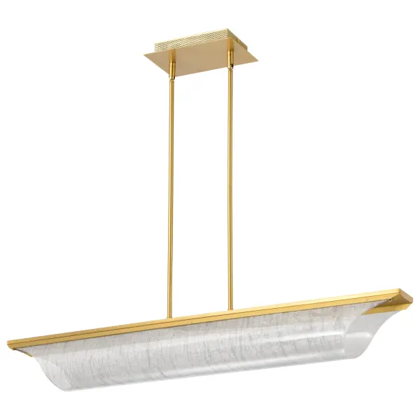 Idris LED Island Pendant in Vintage Brass - Image 3