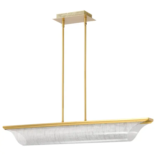 Idris LED Island Pendant in Vintage Brass - Image 5