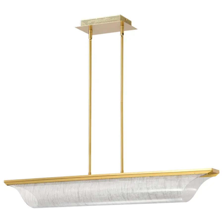 Idris LED Island Pendant in Vintage Brass - Image 5