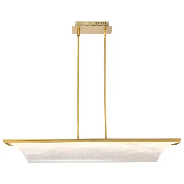 Idris LED Island Pendant in Vintage Brass - Image 7