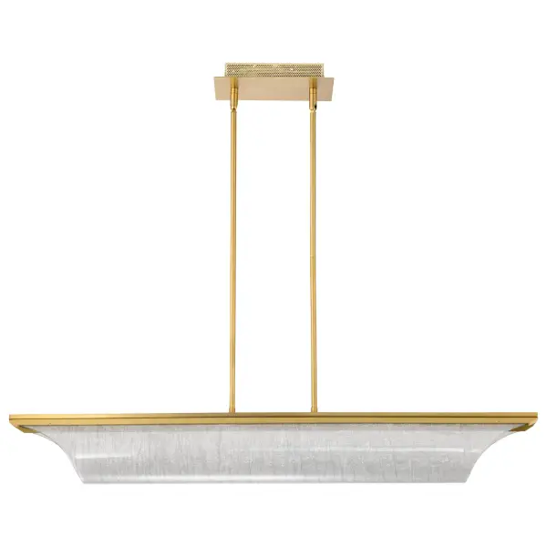 Idris LED Island Pendant in Vintage Brass - Image 8