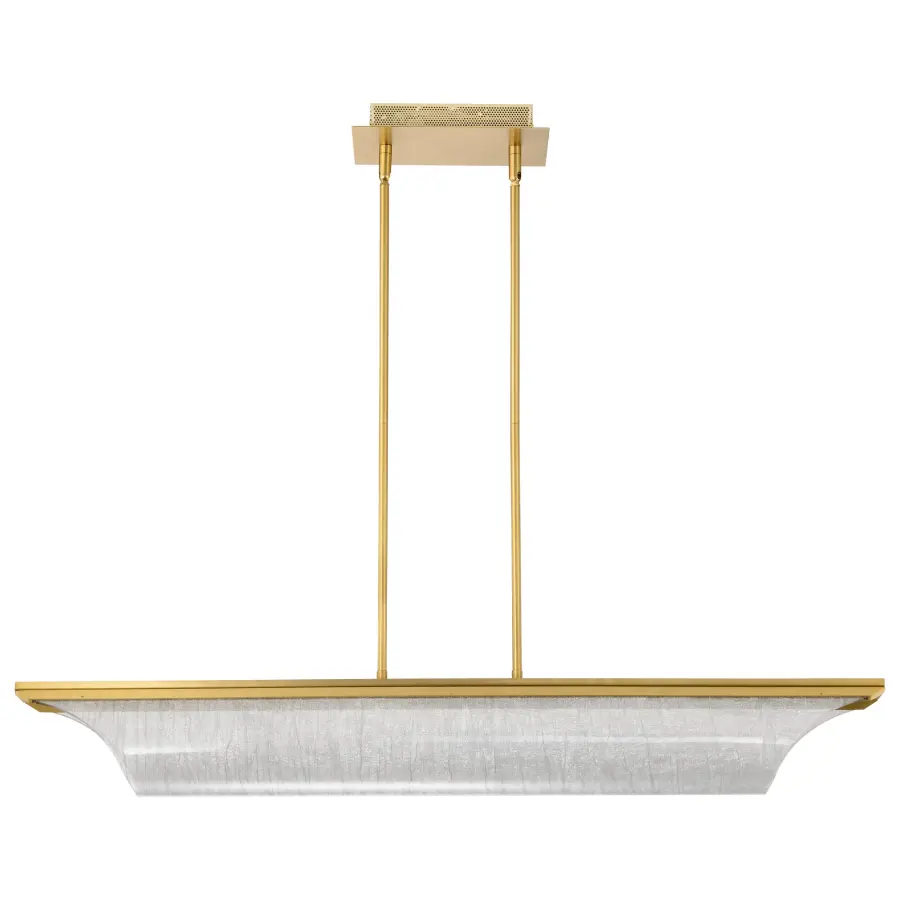 Idris LED Island Pendant in Vintage Brass - Image 8