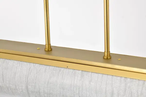 Idris LED Island Pendant in Vintage Brass - Image 10