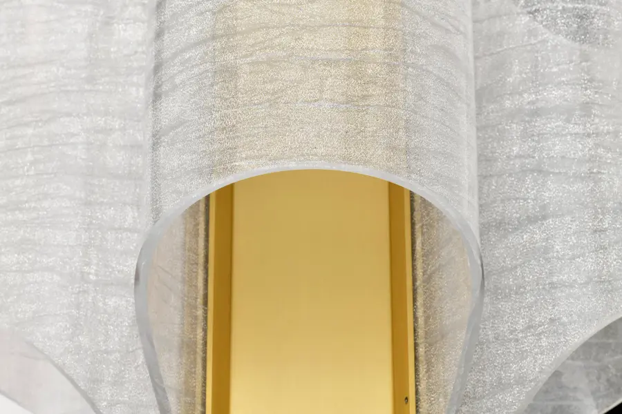 Idris LED 4-Light Pendant in Vintage Brass - Image 11