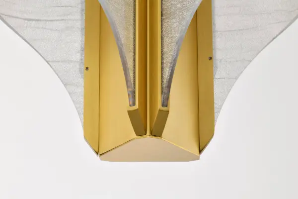 Idris LED 3-Light Pendant in Vintage Brass - Image 9