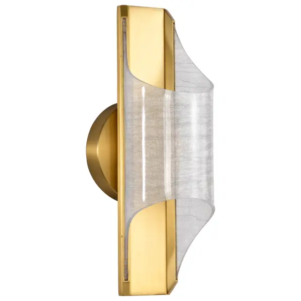Idris LED Wall Sconce - Vintage Brass - Image 3