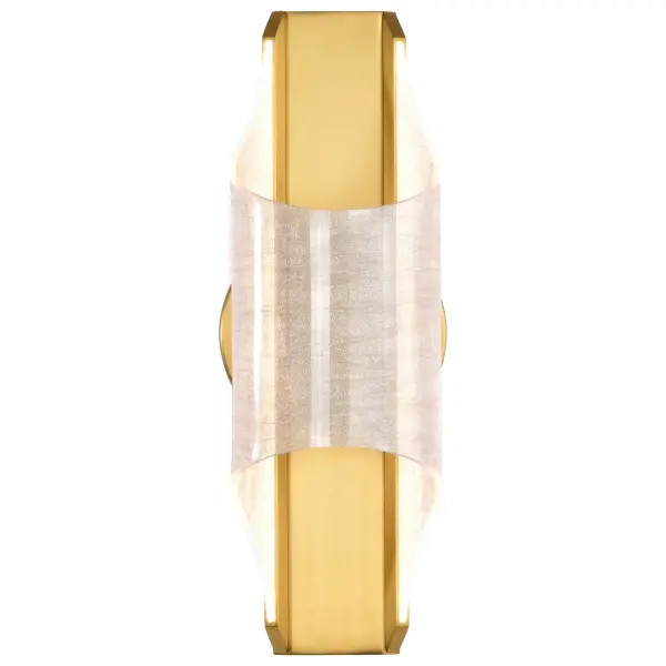 Idris LED Wall Sconce - Vintage Brass - Image 6