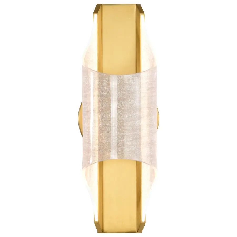 Idris LED Wall Sconce - Vintage Brass - Image 6