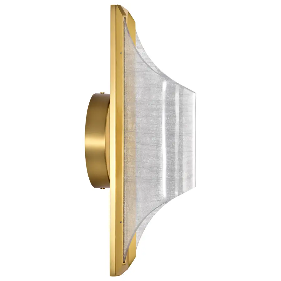 Idris LED Wall Sconce - Vintage Brass - Image 7