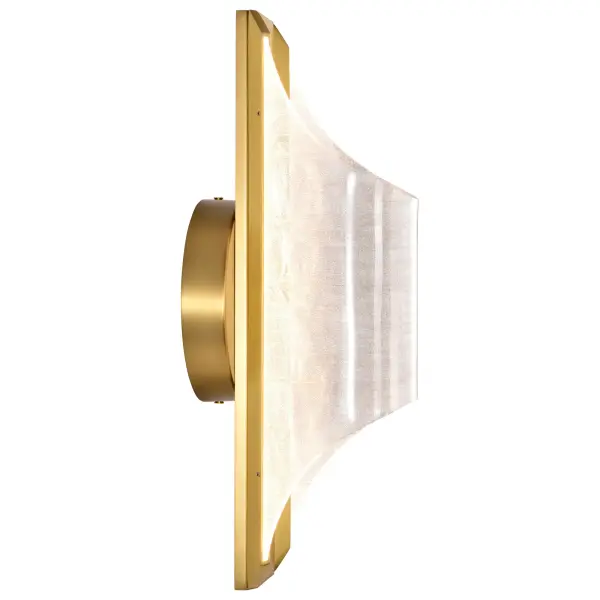 Idris LED Wall Sconce - Vintage Brass - Image 8