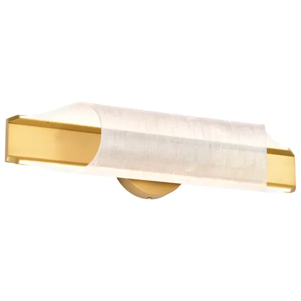 Idris LED 3-Light Wall Sconce in Vintage Brass - Image 2