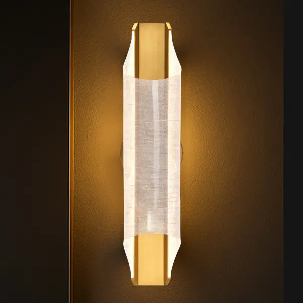 Idris LED 3-Light Wall Sconce in Vintage Brass - Image 17