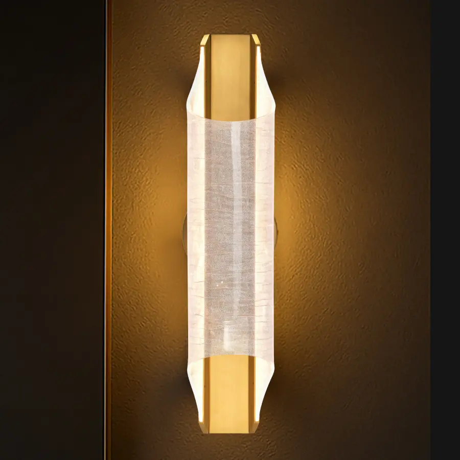 Idris LED 3-Light Wall Sconce in Vintage Brass - Image 17
