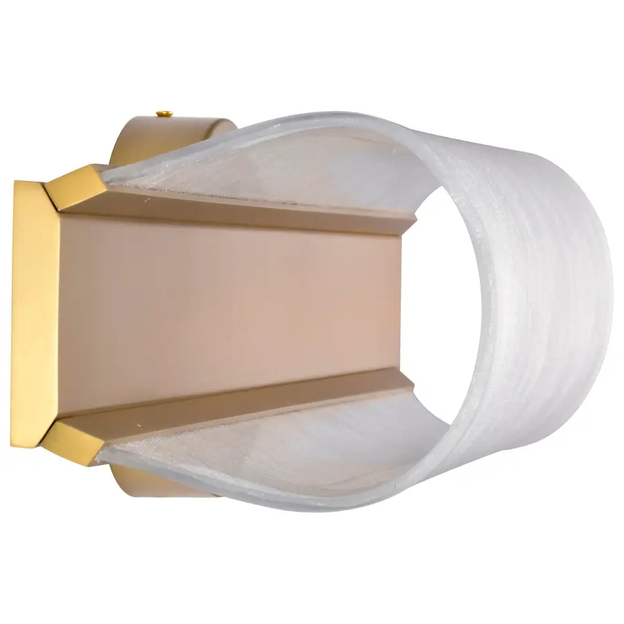 Idris LED 3-Light Wall Sconce in Vintage Brass - Image 7