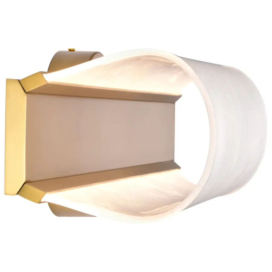Idris LED 3-Light Wall Sconce in Vintage Brass - Image 8