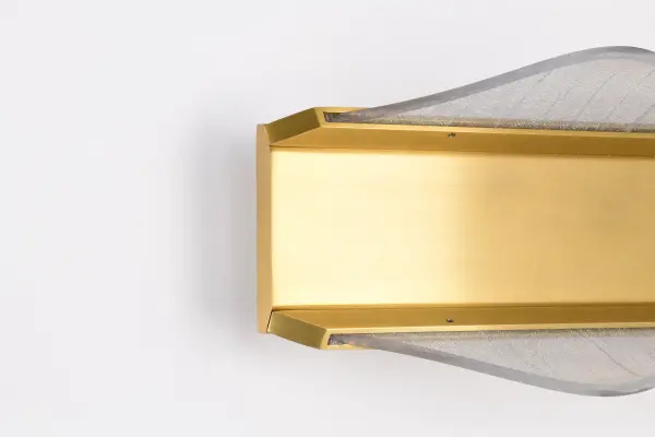 Idris LED 3-Light Wall Sconce in Vintage Brass - Image 10