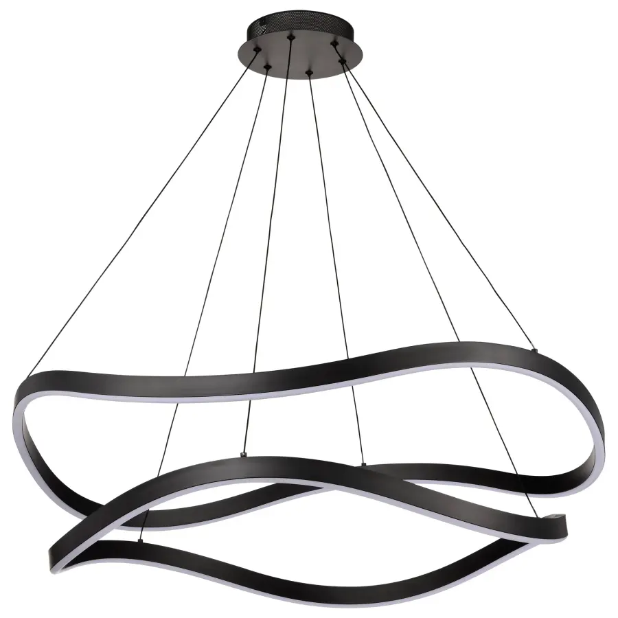 Sylas 36-Inch LED Pendant in Matte Black - Image 2