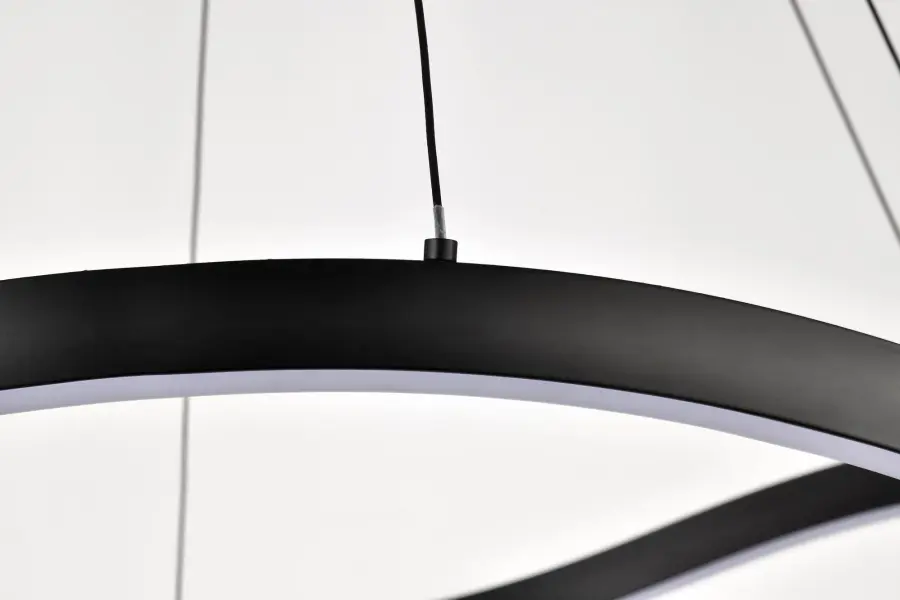 Sylas 36-Inch LED Pendant in Matte Black - Image 12
