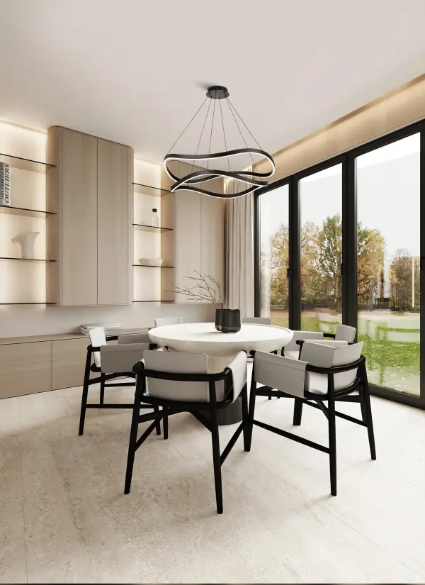 Sylas 36-Inch LED Pendant in Matte Black - Image 14