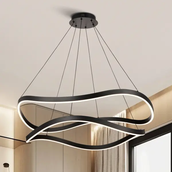 Sylas 36-Inch LED Pendant in Matte Black - Image 15
