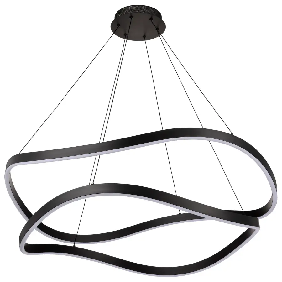 Sylas 36-Inch LED Pendant in Matte Black - Image 4