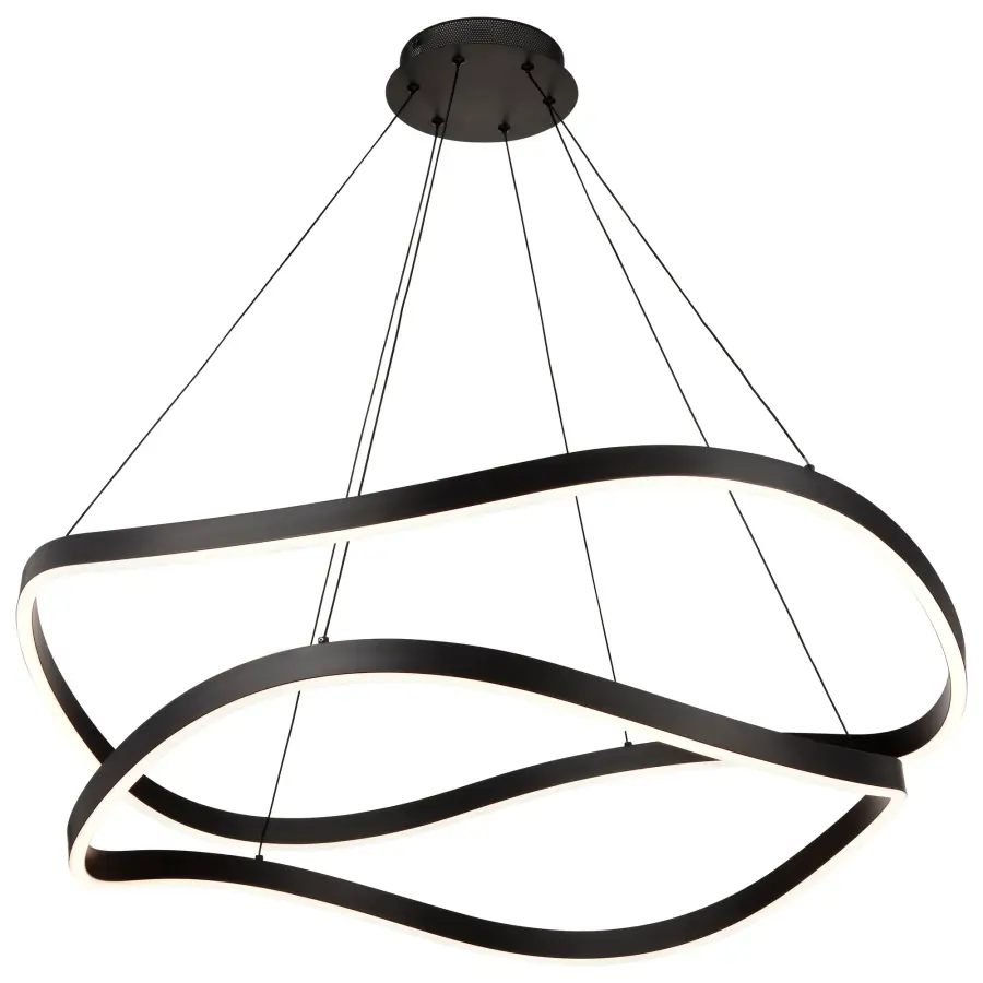 Sylas 36-Inch LED Pendant in Matte Black - Image 5
