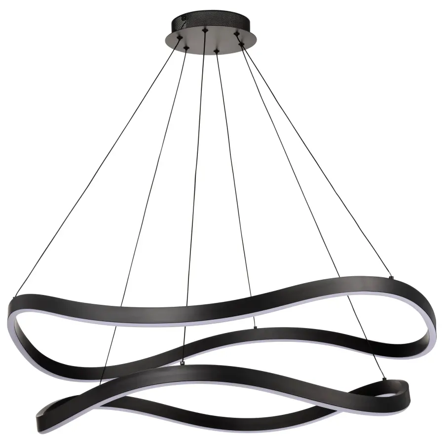 Sylas 36-Inch LED Pendant in Matte Black - Image 6